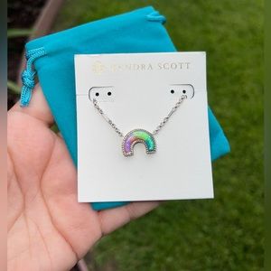 Kendra Scott pastel rainbow necklace